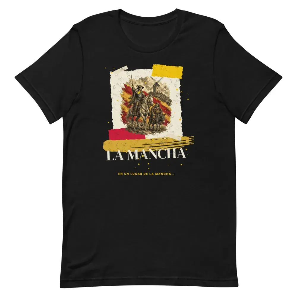 Collage · La Mancha — Camiseta — Black — Front