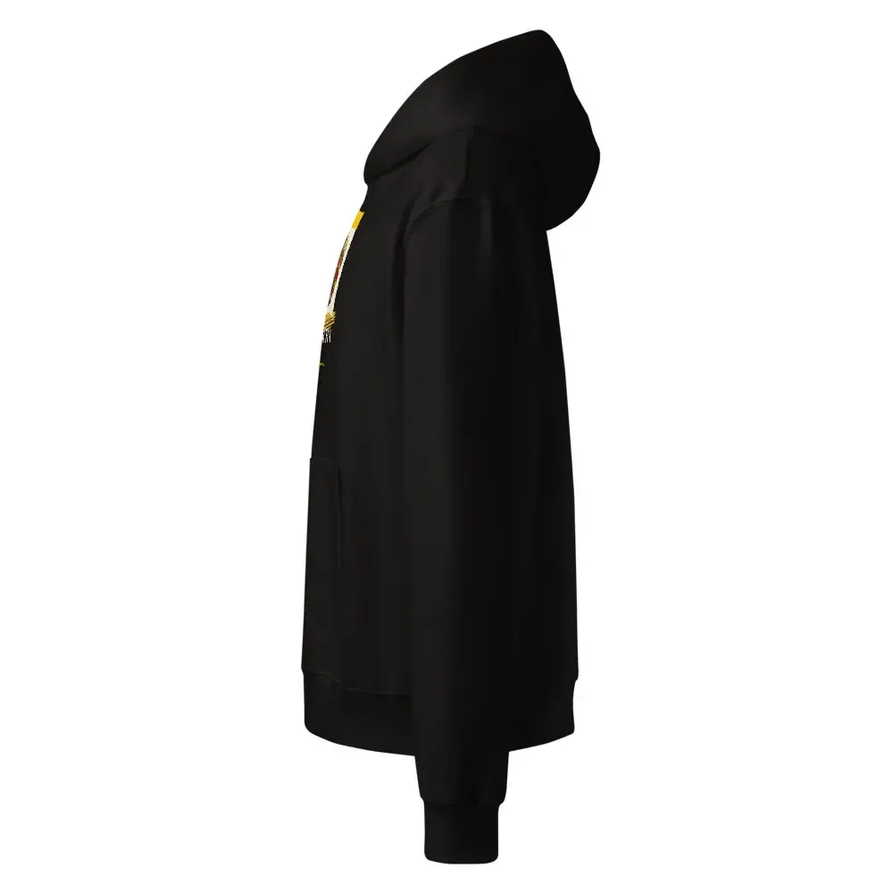 Collage · La Mancha — Sudadera oversize con capucha — Black — Left