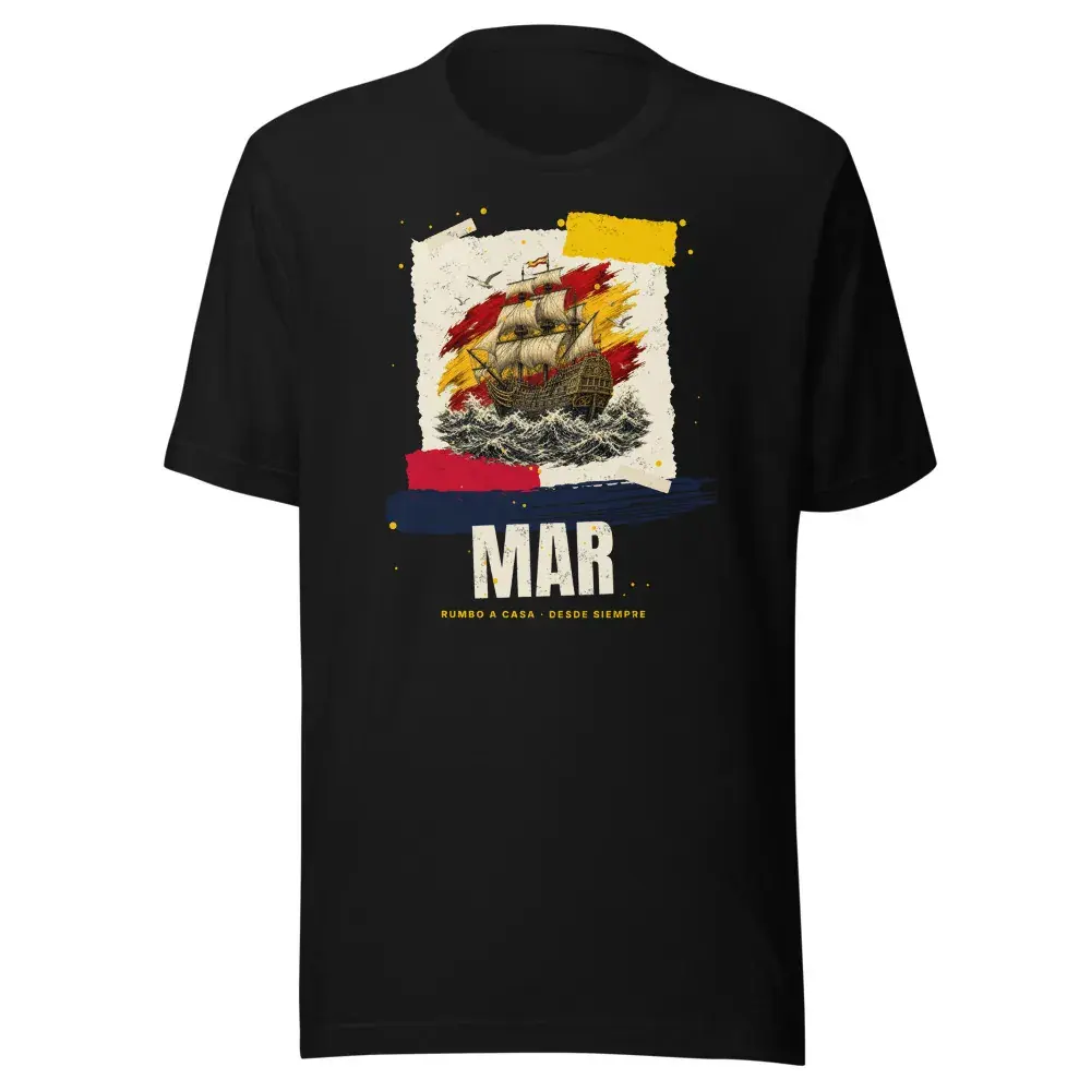 Collage · Mar — Camiseta — Black