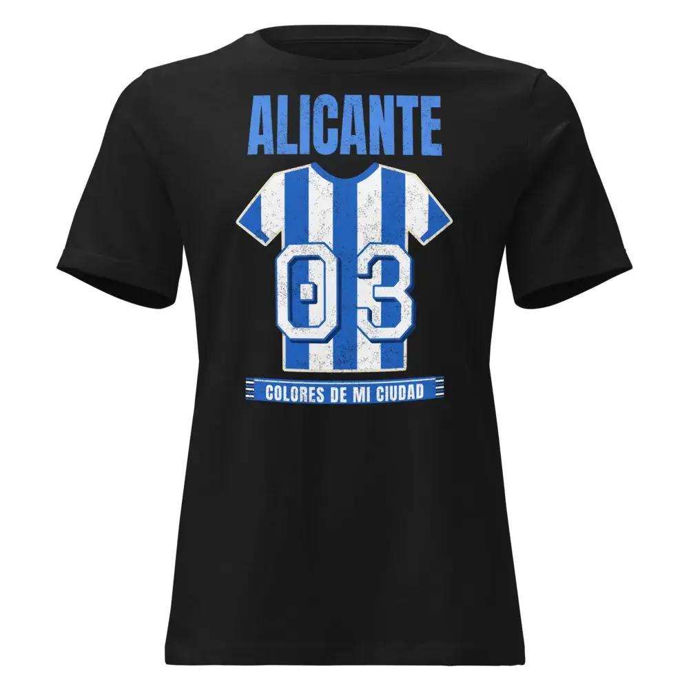 Colores de Alicante — Camiseta de mujer — Black