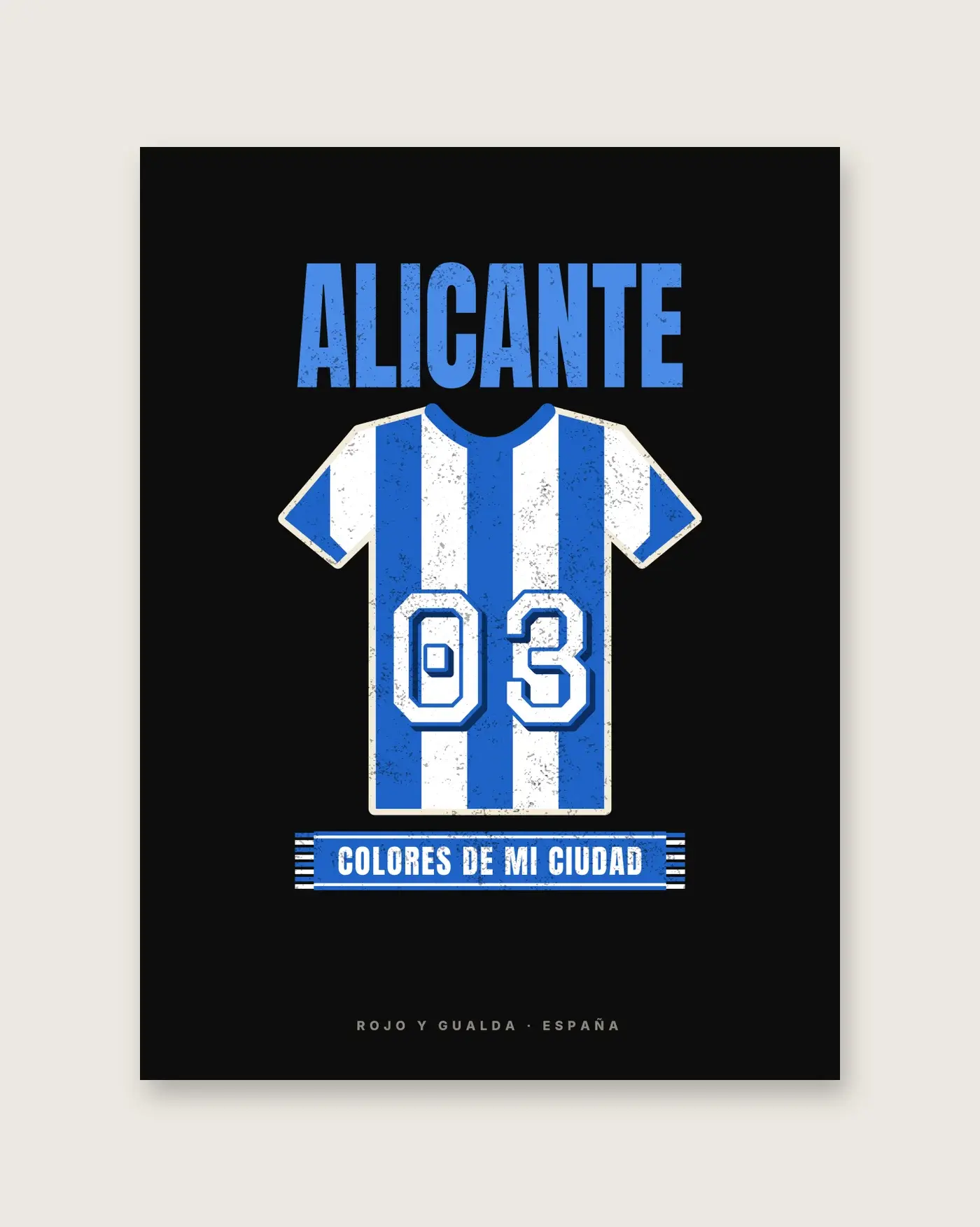 Colores de Alicante — Póster — detalle