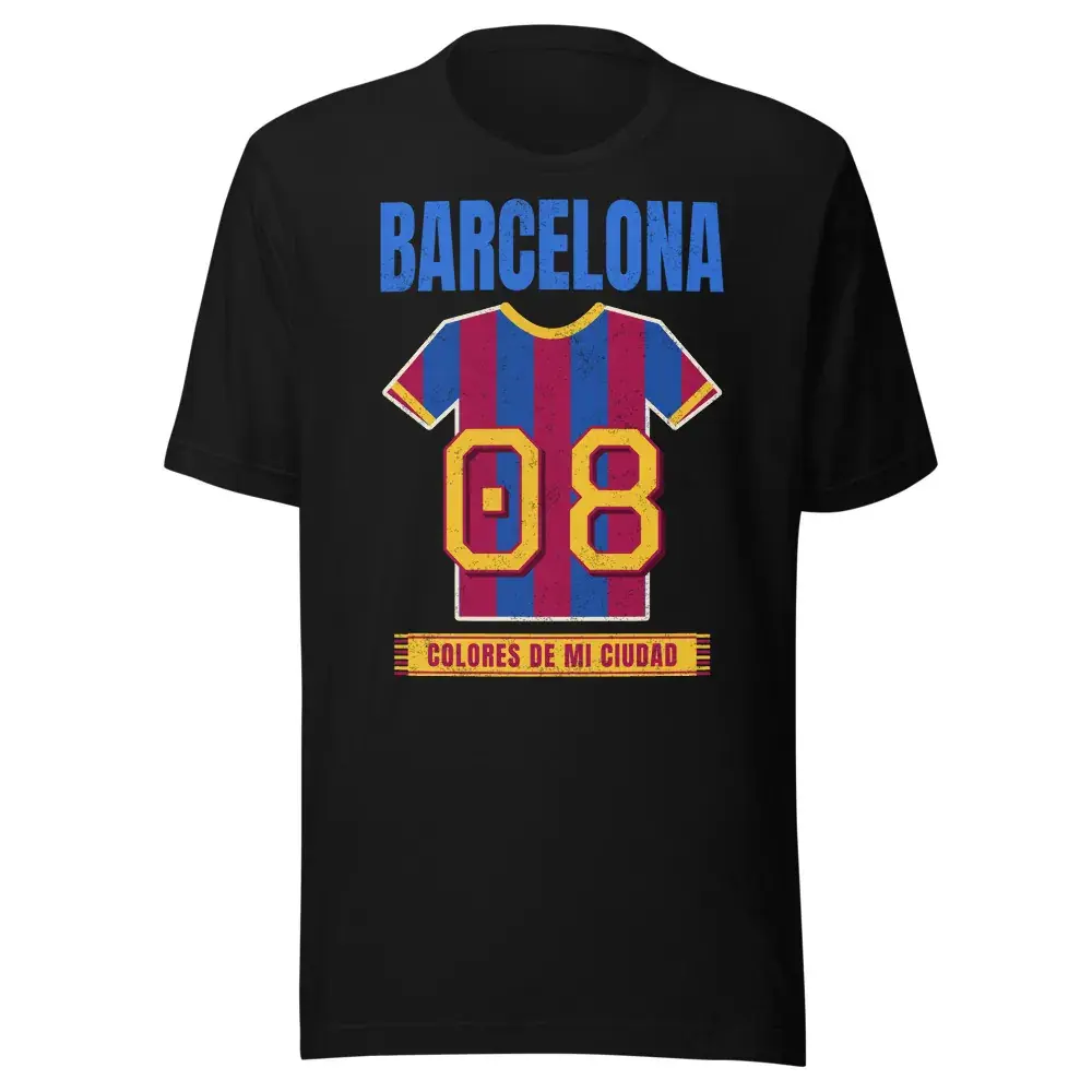 Colores de Barcelona — Camiseta — Black
