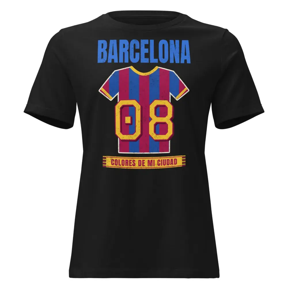 Colores de Barcelona — Camiseta de mujer — Black