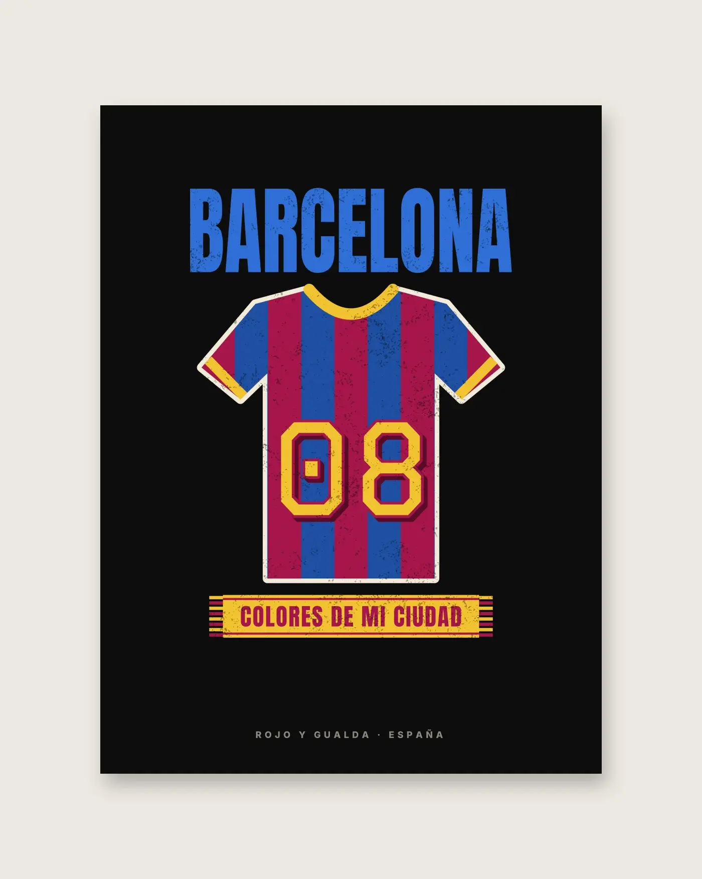 Colores de Barcelona — Póster — detalle
