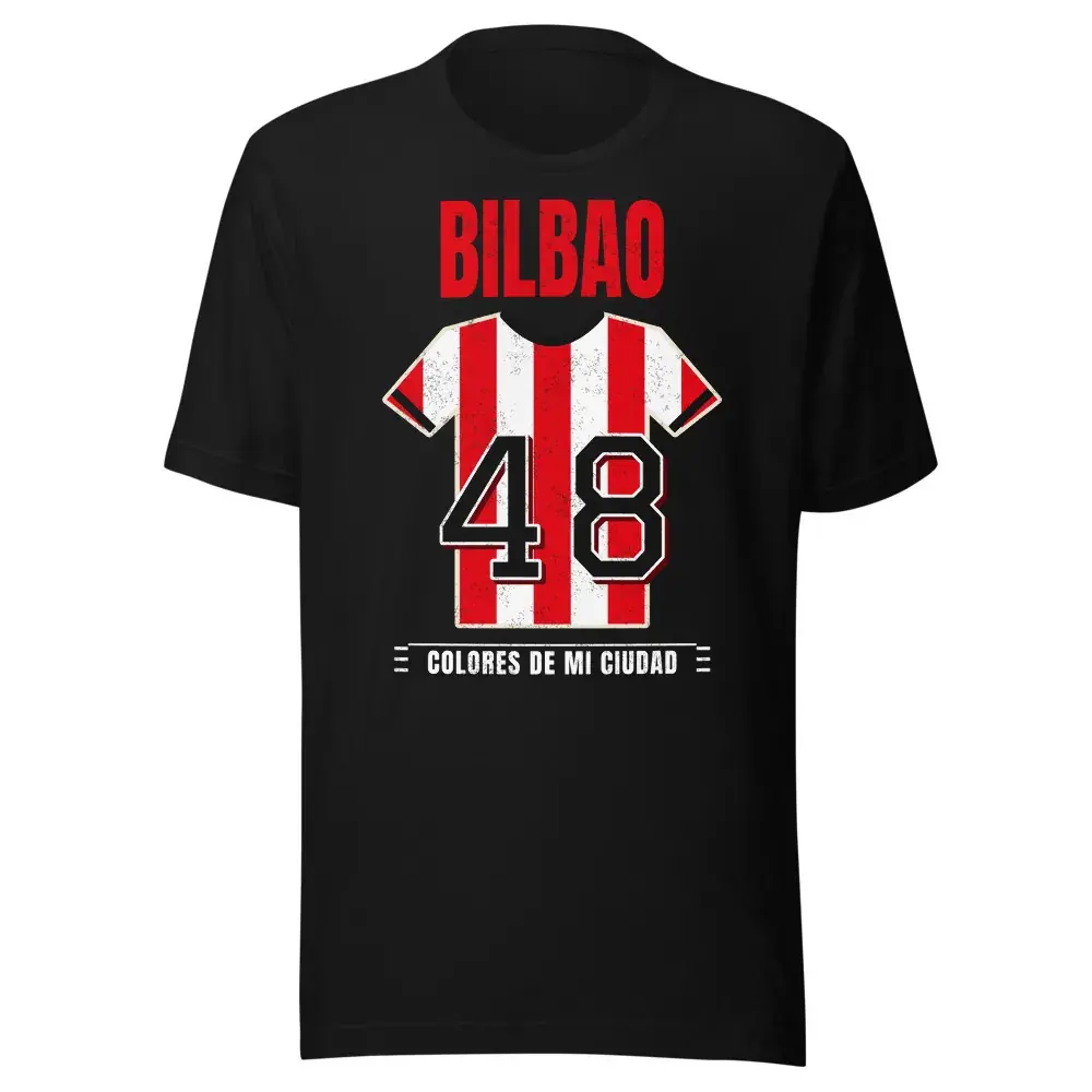 Colores de Bilbao — Camiseta — Black