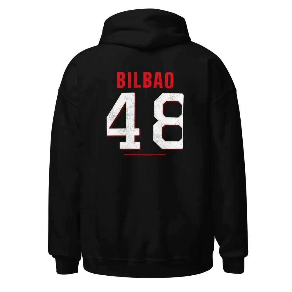 Colores de Bilbao — Sudadera con capucha — Black