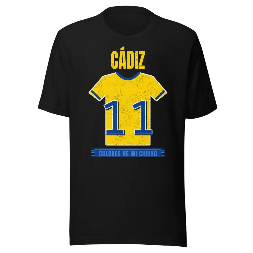 Colores de Cádiz — Camiseta — Black