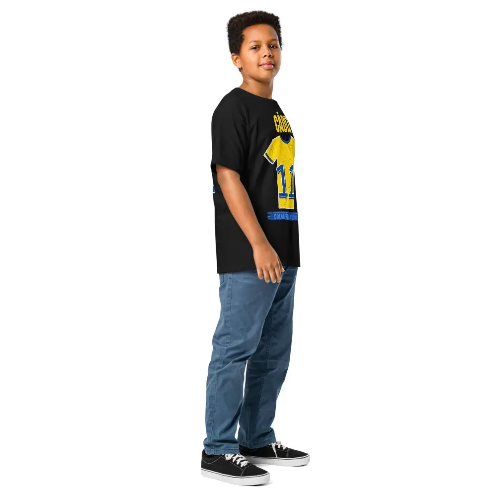 Colores de Cádiz — Camiseta infantil — Black — Right Front