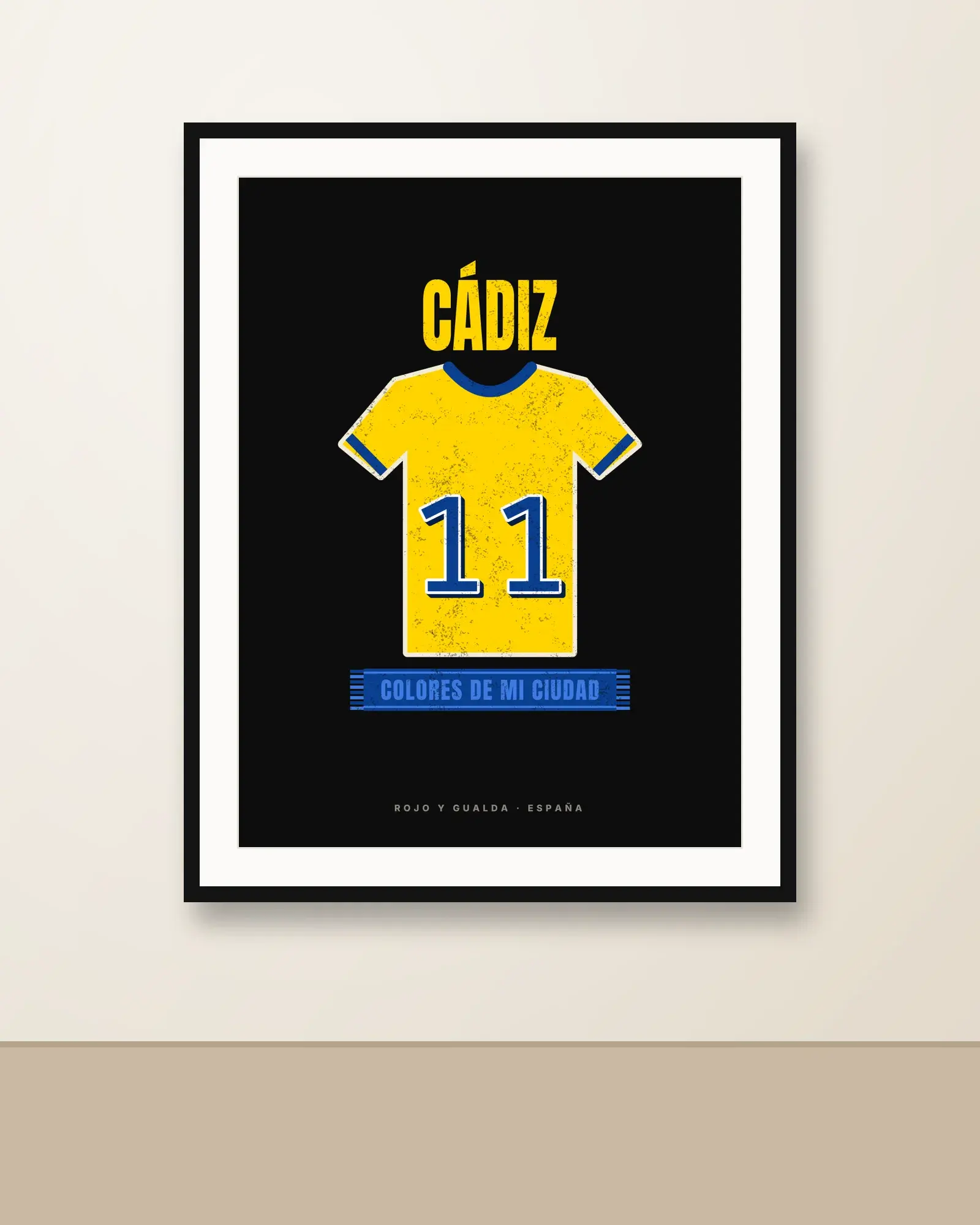 Colores de Cádiz — Póster — en la pared