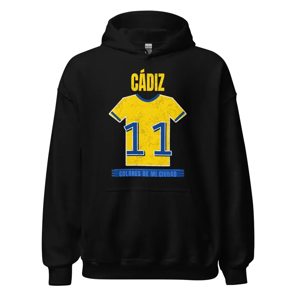 Colores de Cádiz — Sudadera con capucha — Black