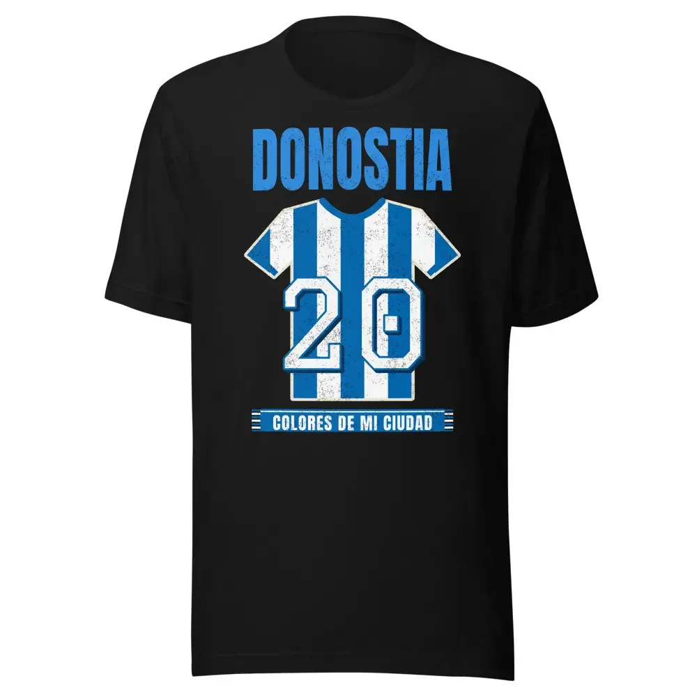 Colores de Donostia — Camiseta — Black