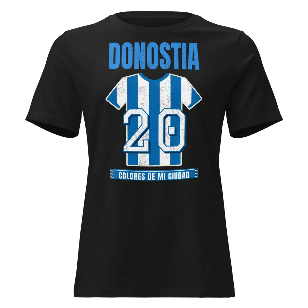 Colores de Donostia — Camiseta de mujer — Black