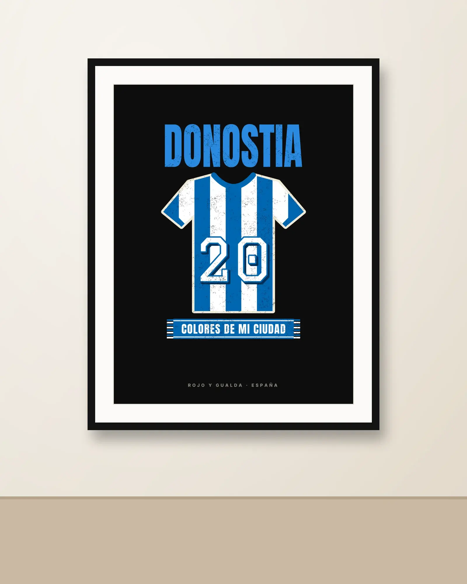 Colores de Donostia — Póster — en la pared