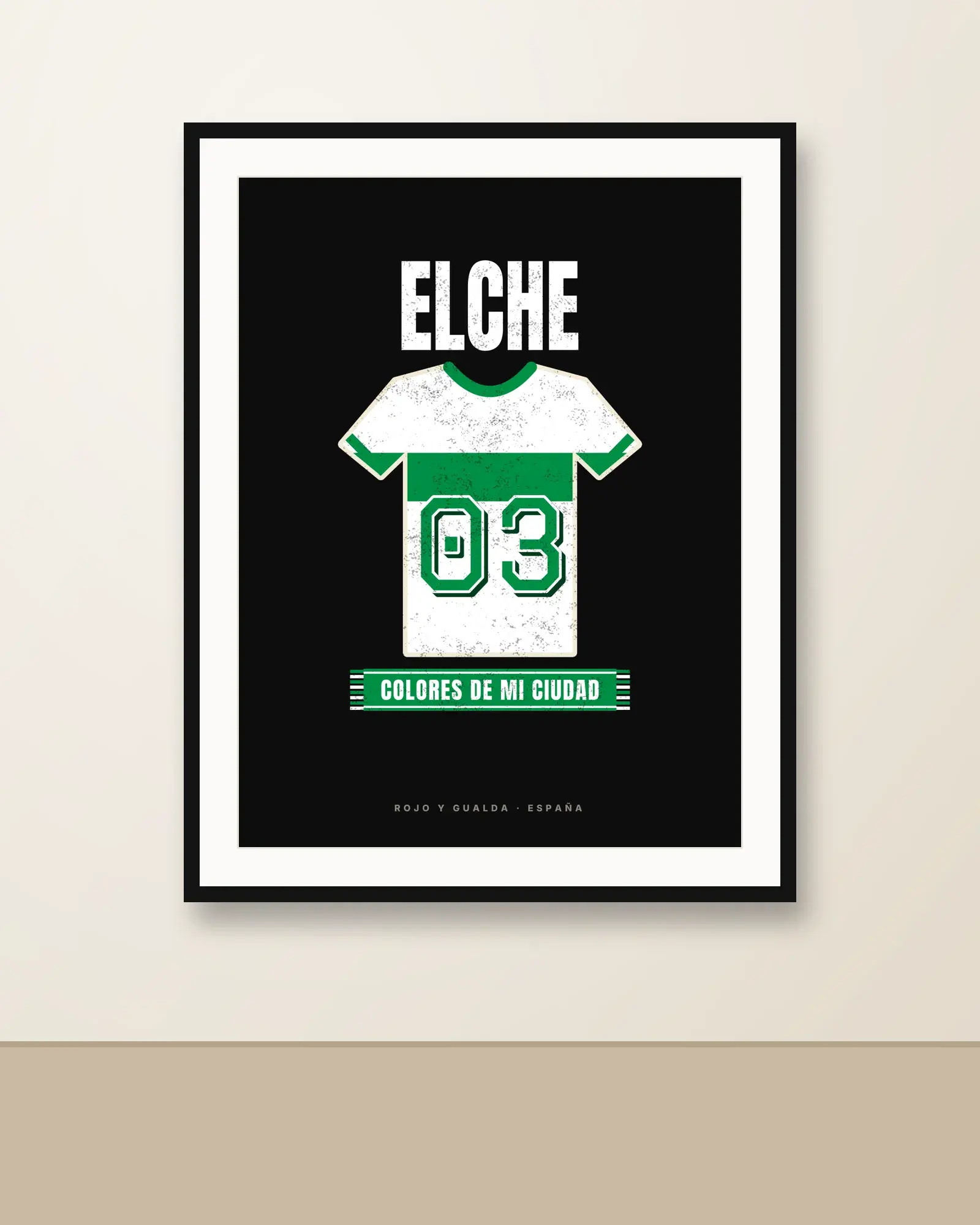 Colores de Elche — Póster — en la pared