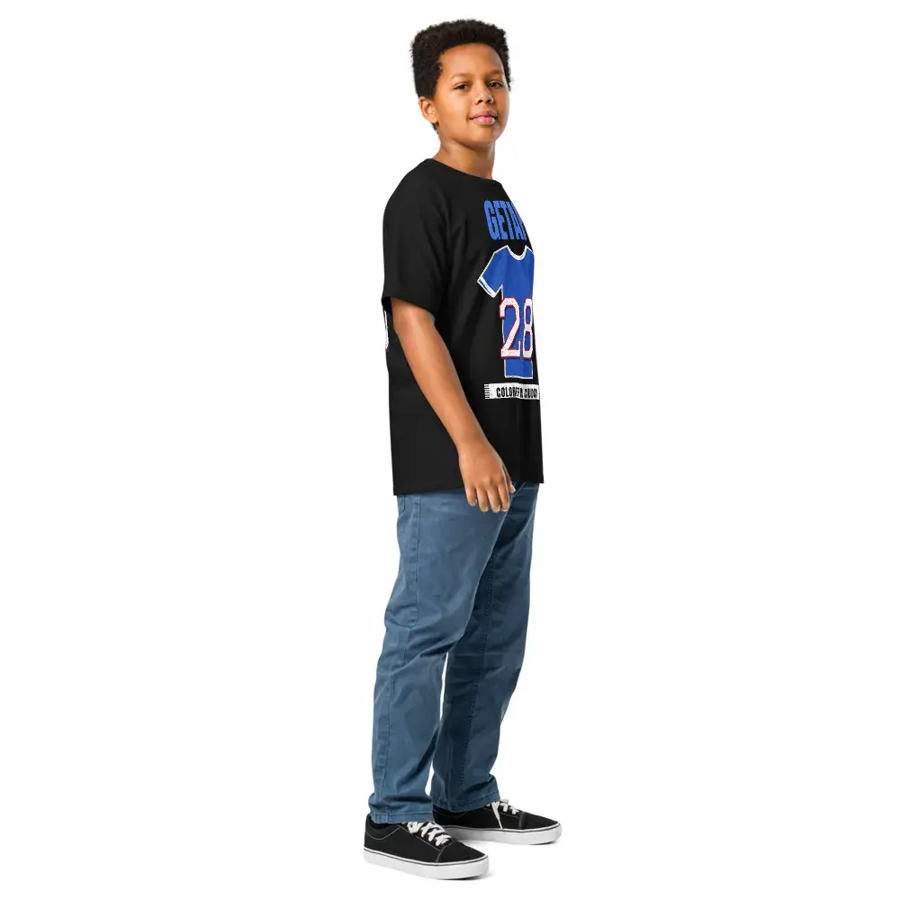 Colores de Getafe — Camiseta infantil — Black — Right Front