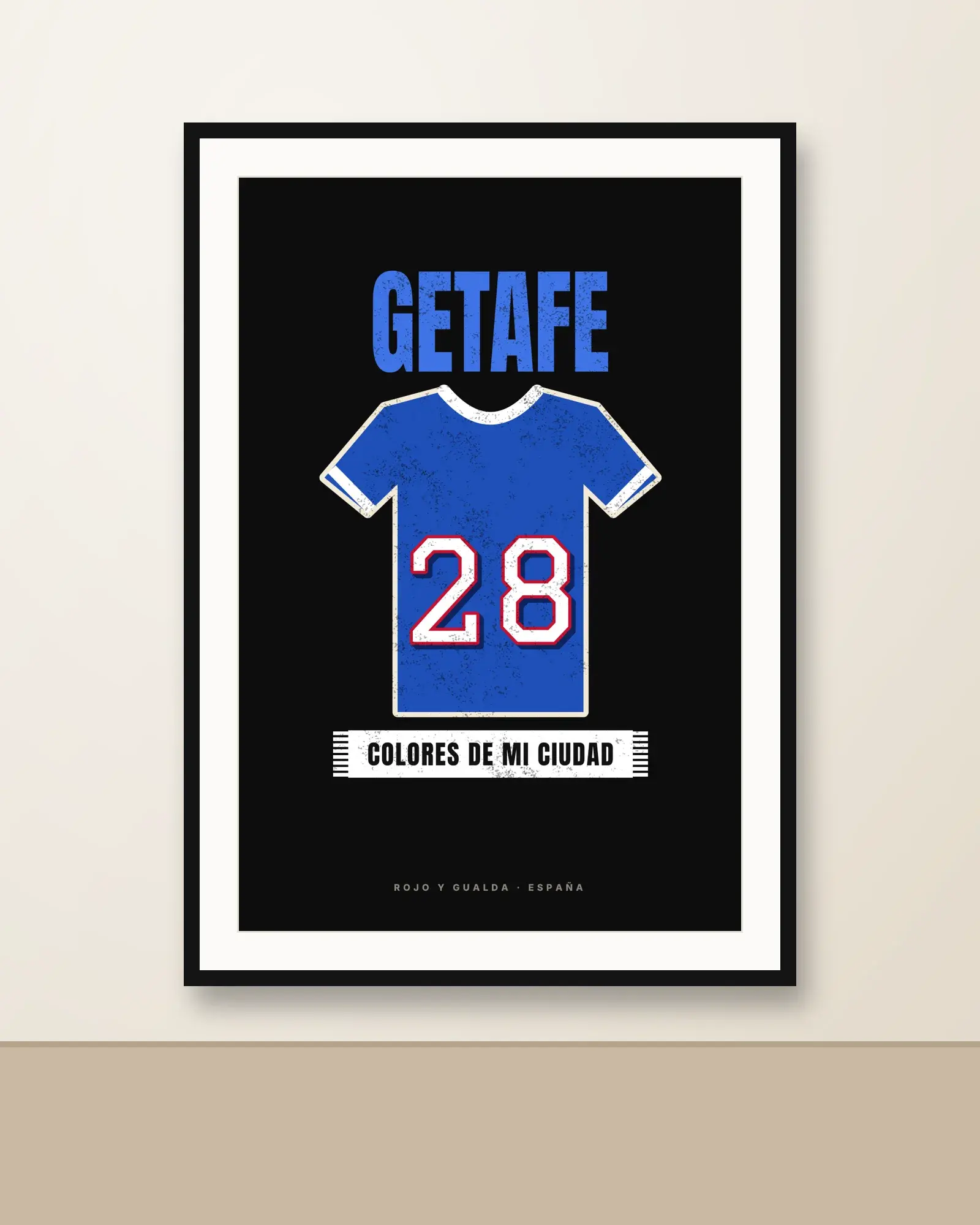 Colores de Getafe — Lámina enmarcada