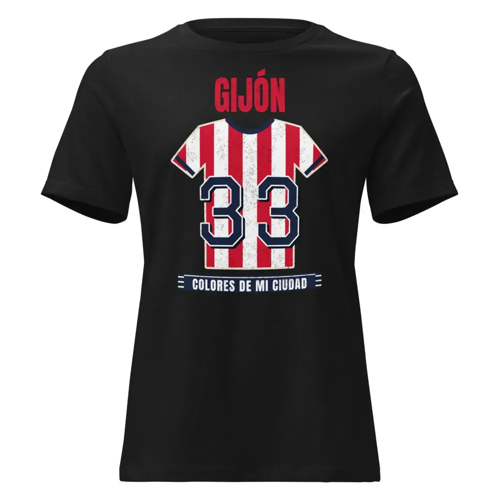 Colores de Gijón — Camiseta de mujer — Black