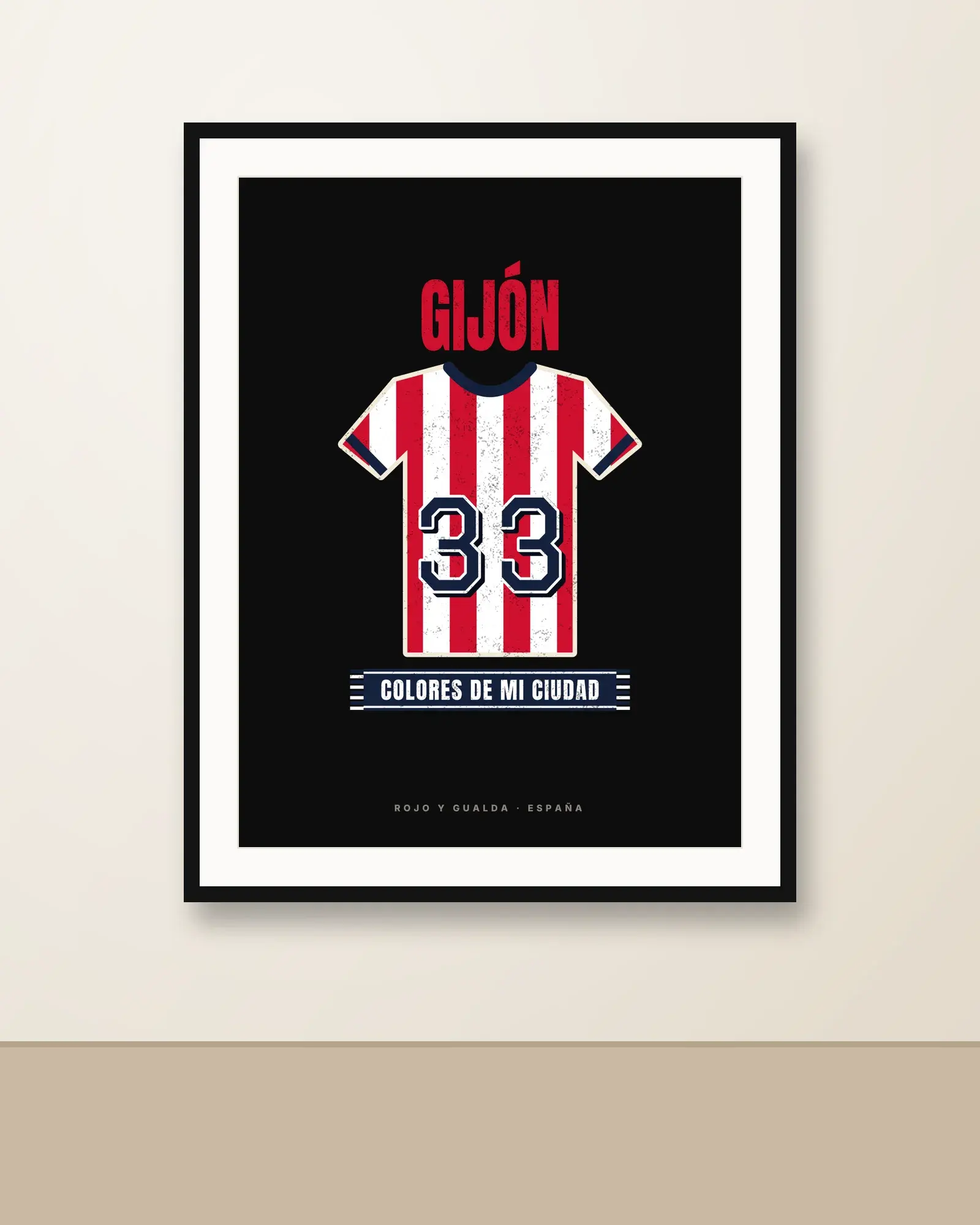 Colores de Gijón — Póster — en la pared