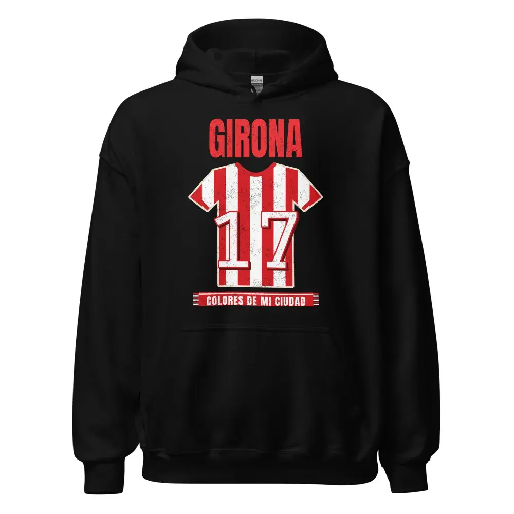Colores de Girona — Sudadera con capucha — Black
