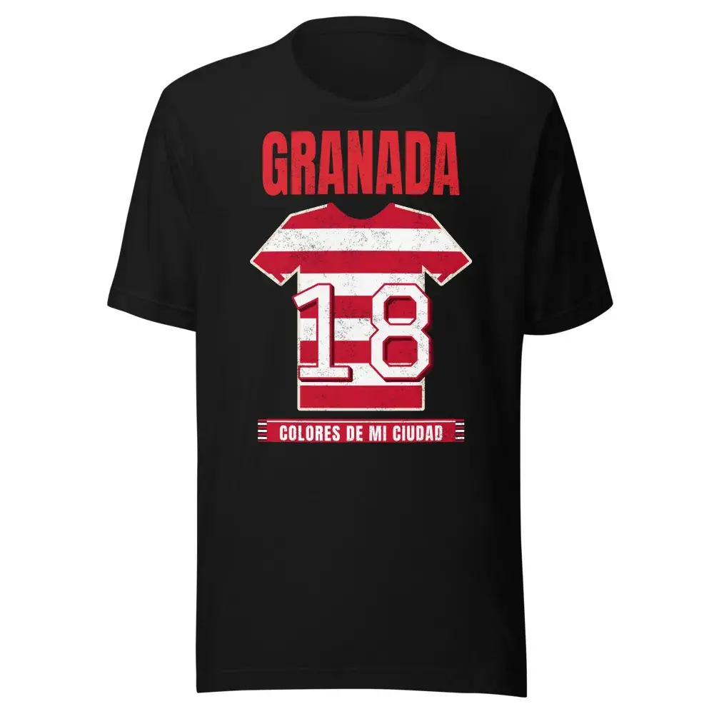 Colores de Granada — Camiseta — Black