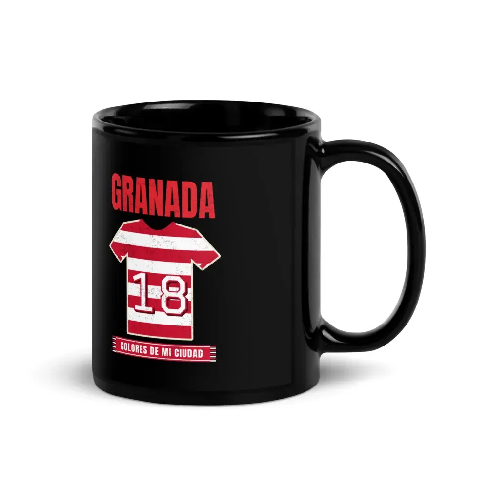 Colores de Granada — Taza — Black — Handle on Right