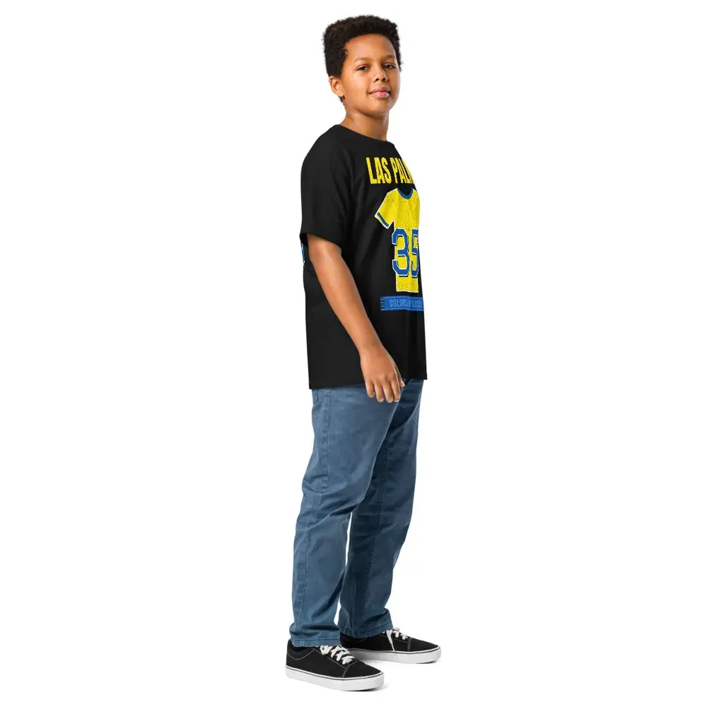 Colores de Las Palmas — Camiseta infantil — Black — Right Front