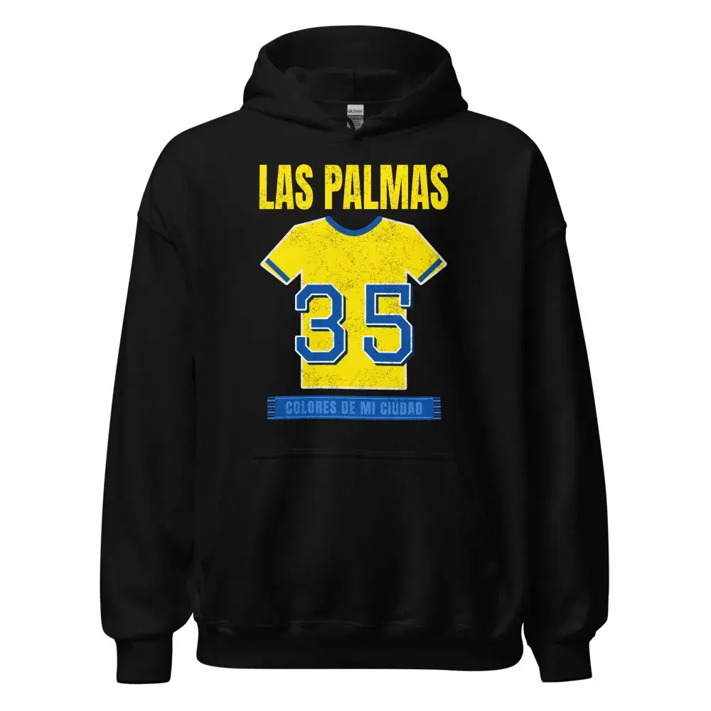 Colores de Las Palmas — Sudadera con capucha — Black