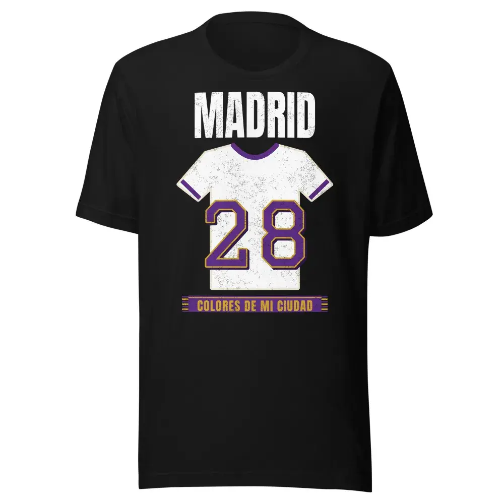 Colores de Madrid — Camiseta — Black