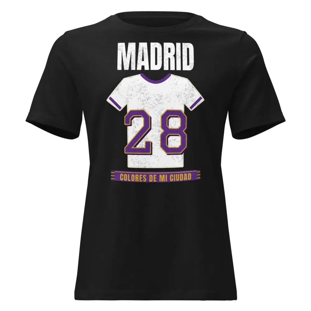 Colores de Madrid — Camiseta de mujer — Black