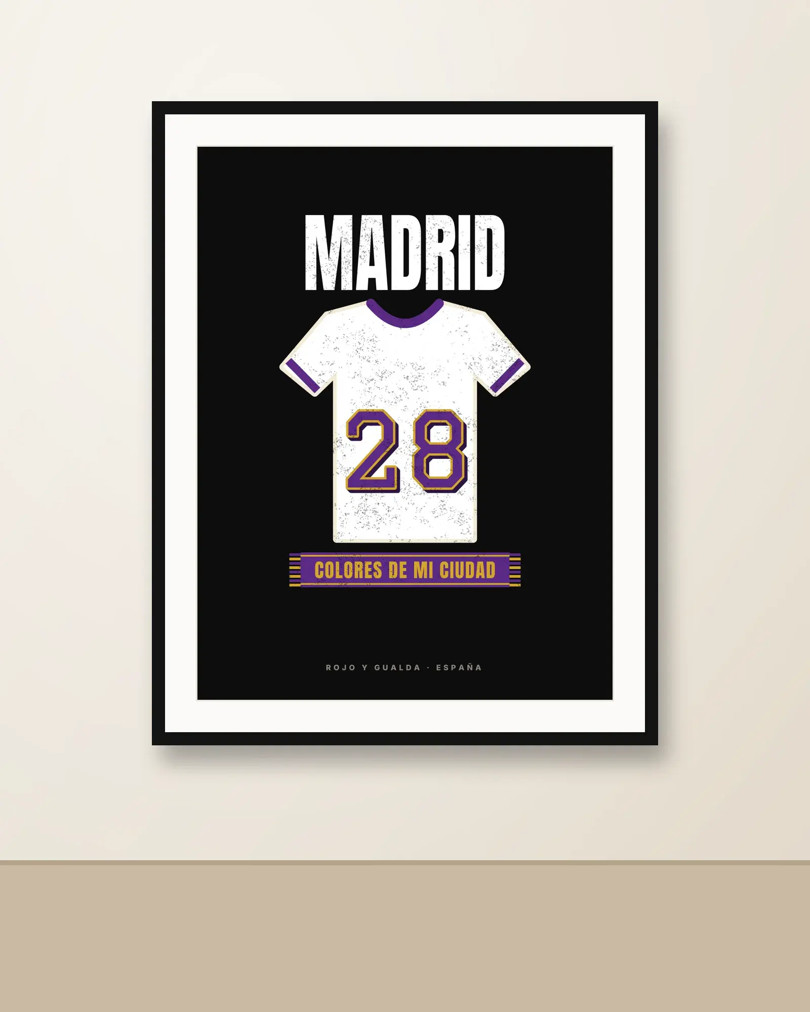 Colores de Madrid — Póster — en la pared