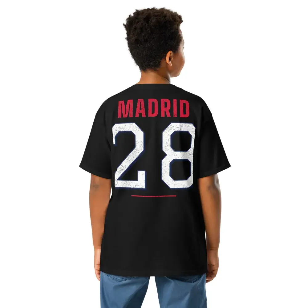 Colores de Madrid rojiblanco — Camiseta infantil