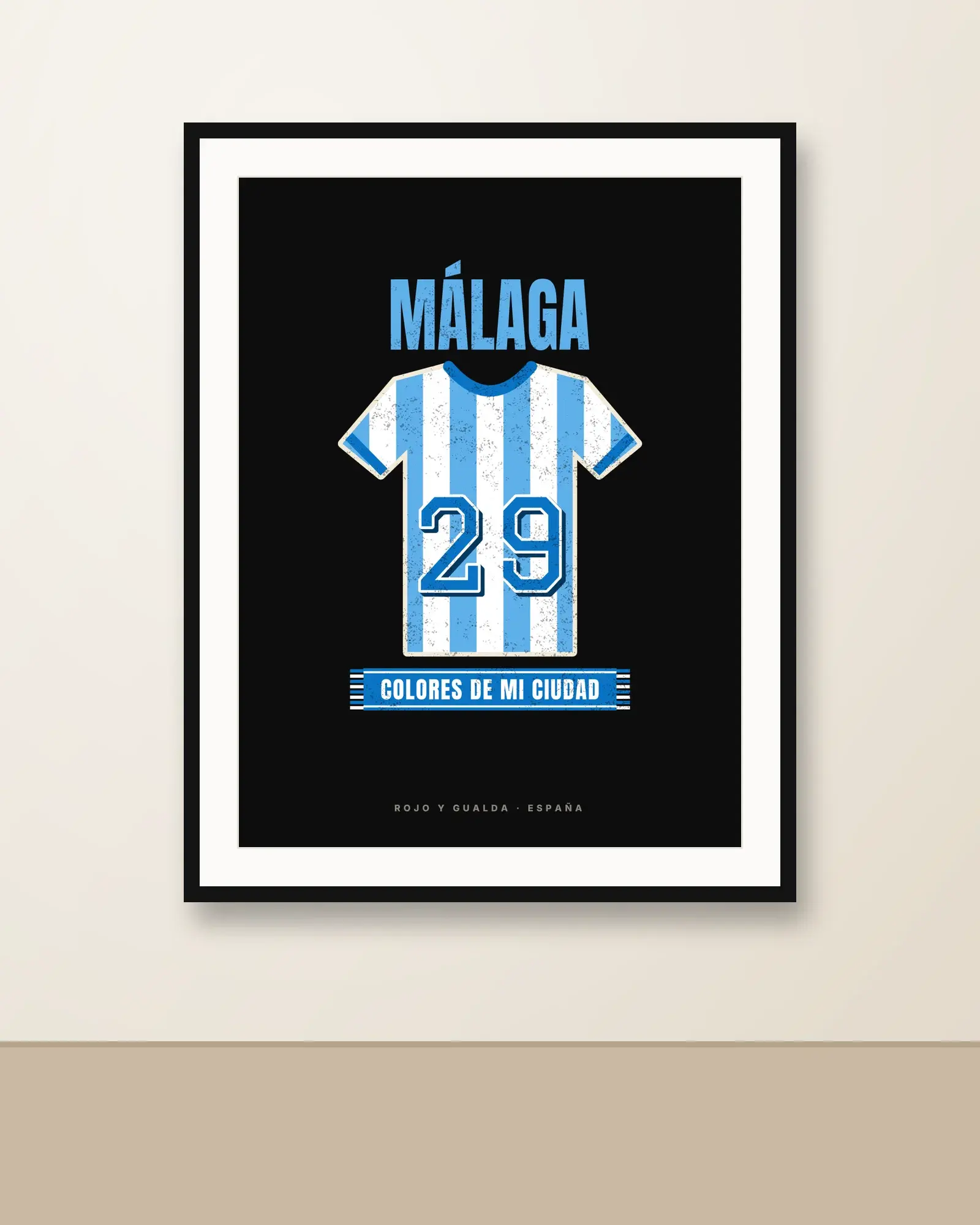 Colores de Málaga — Póster — en la pared