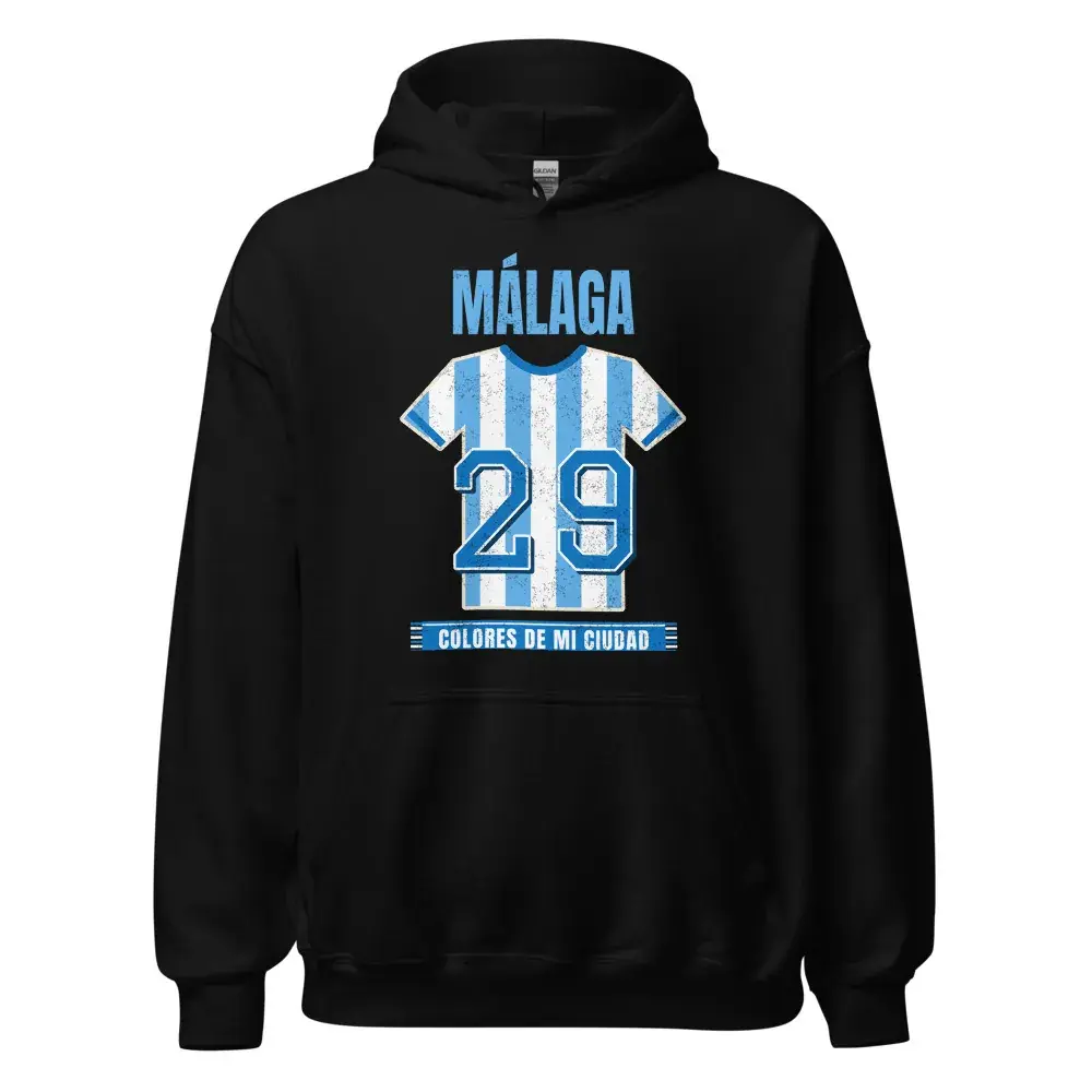 Colores de Málaga — Sudadera con capucha — Black
