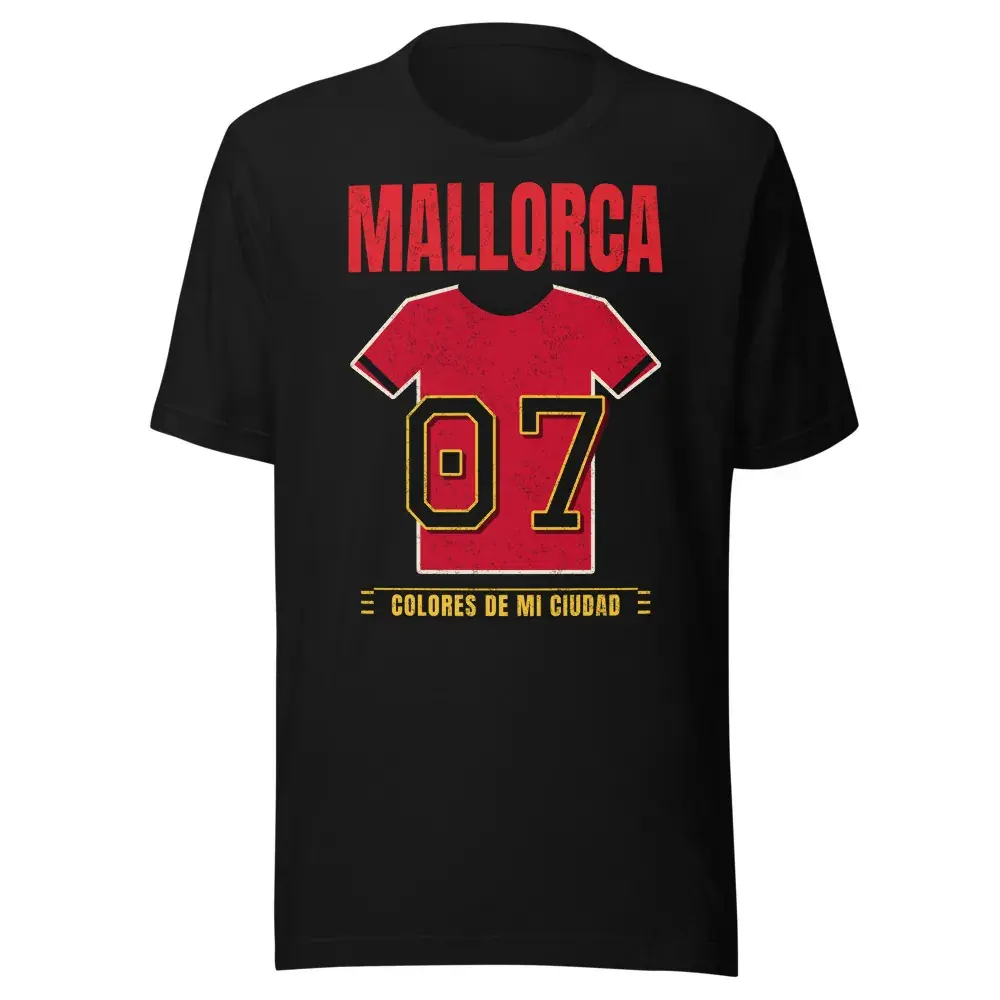 Colores de Mallorca — Camiseta — Black