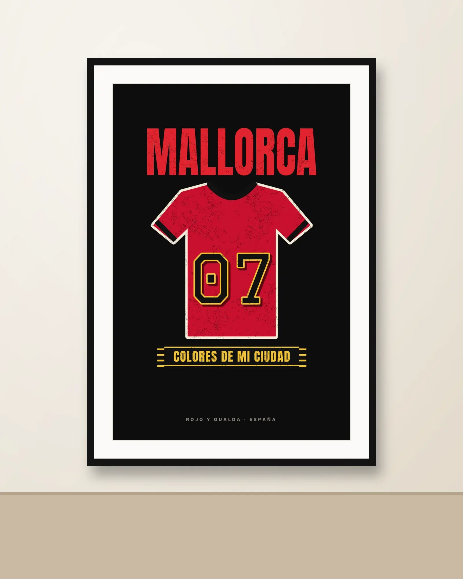 Colores de Mallorca — Lámina enmarcada