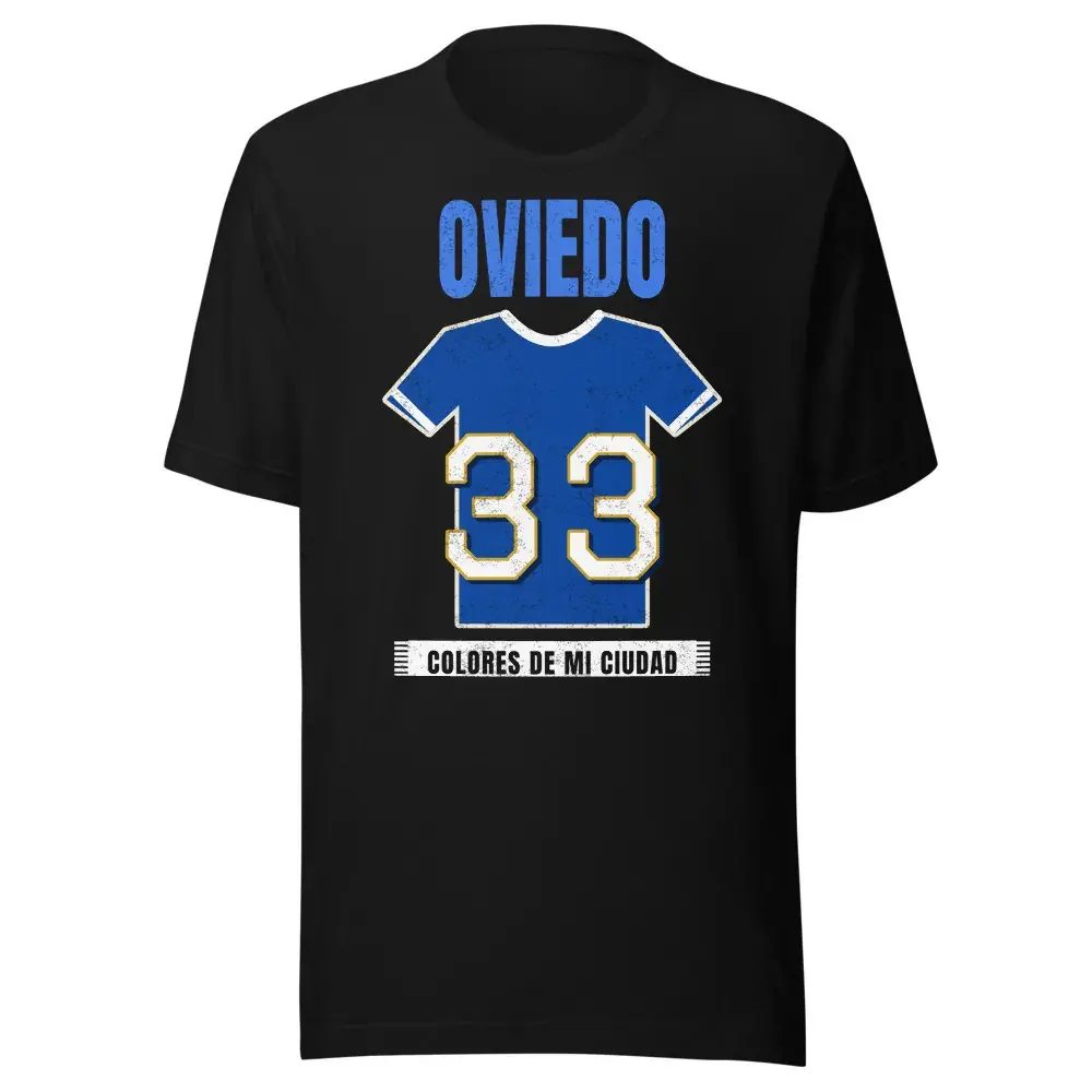 Colores de Oviedo — Camiseta — Black