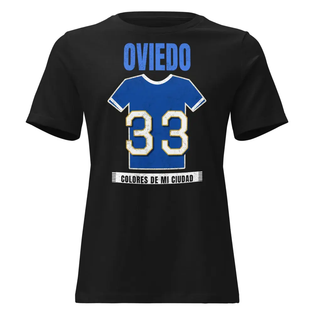 Colores de Oviedo — Camiseta de mujer — Black