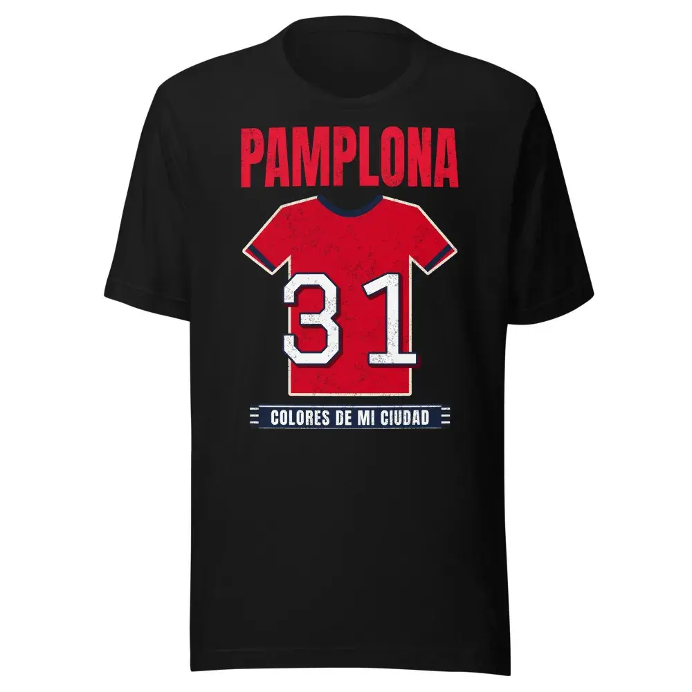 Colores de Pamplona — Camiseta — Black