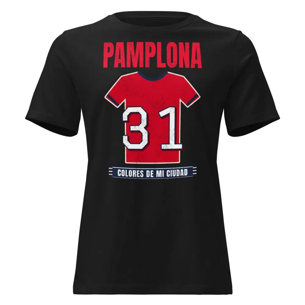 Colores de Pamplona — Camiseta de mujer — Black