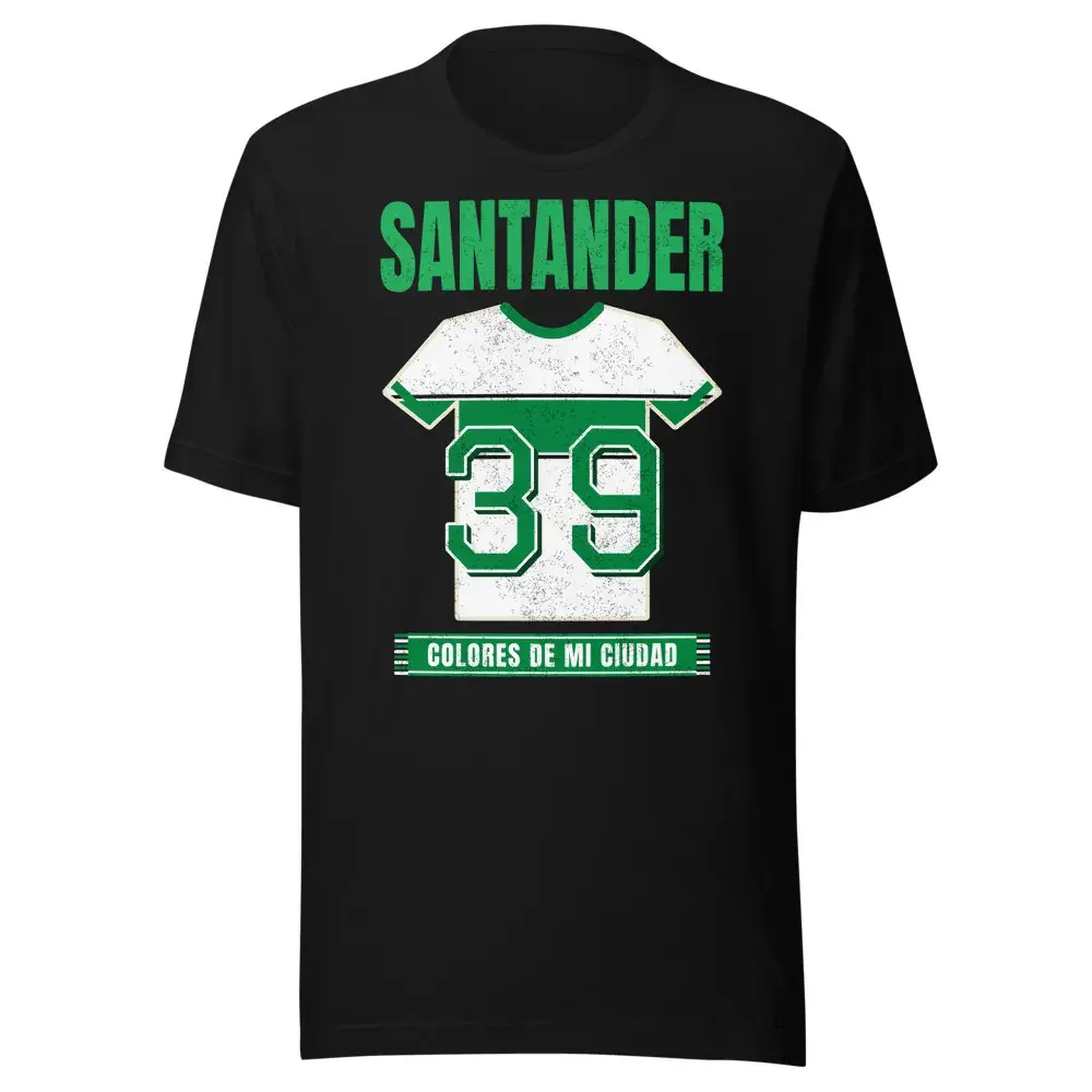 Colores de Santander — Camiseta — Black