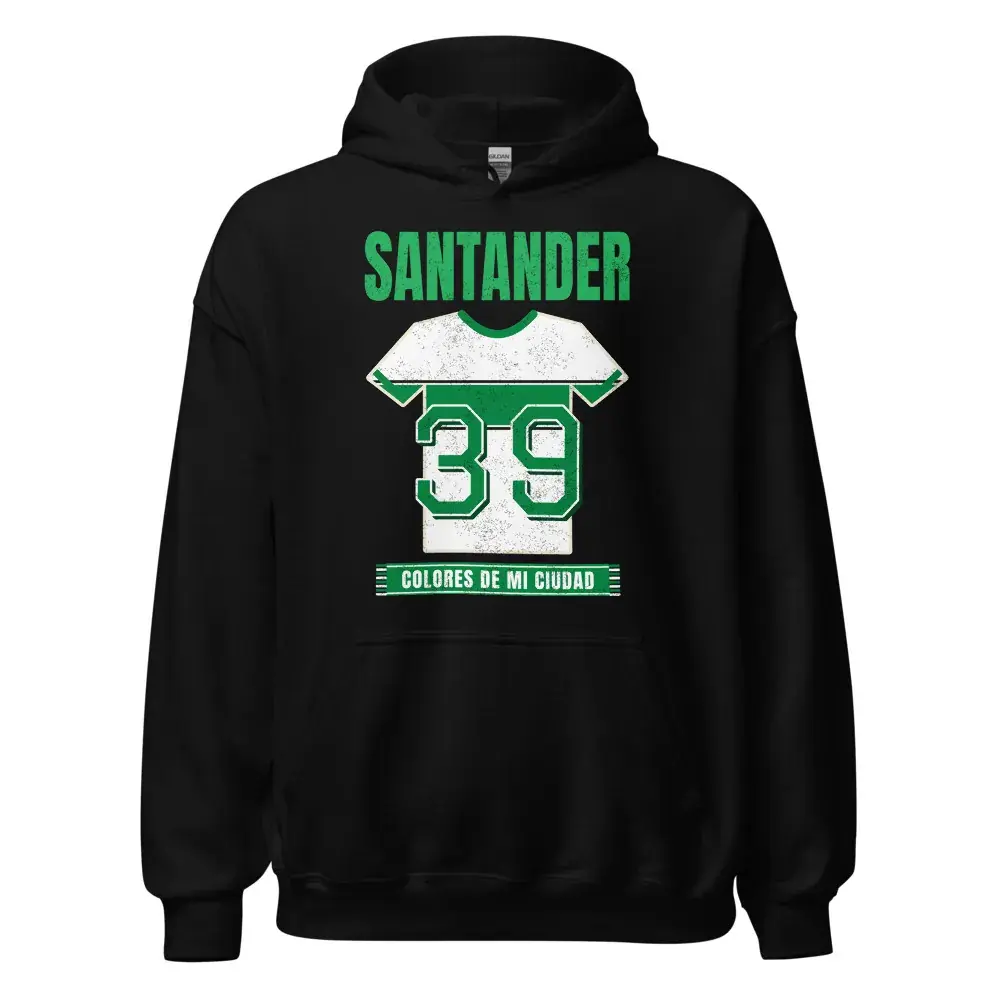 Colores de Santander — Sudadera con capucha — Black