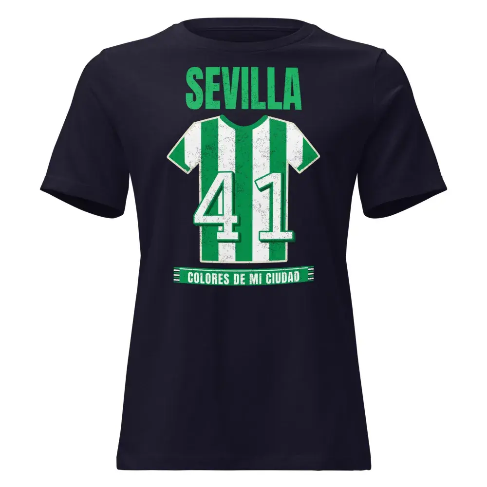 Colores de Sevilla verdiblanco — Camiseta de mujer