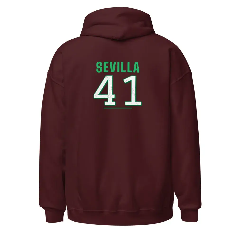 Colores de Sevilla verdiblanco — Sudadera con capucha