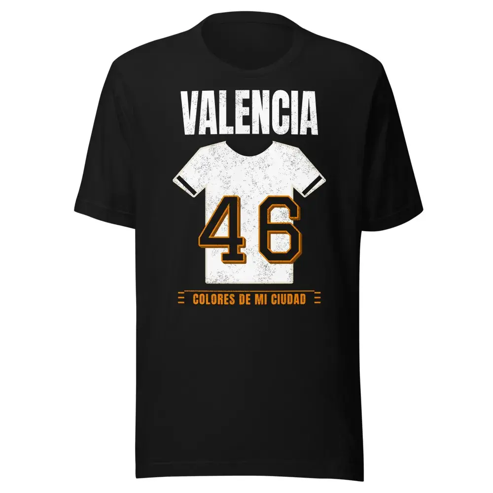 Colores de Valencia — Camiseta — Black