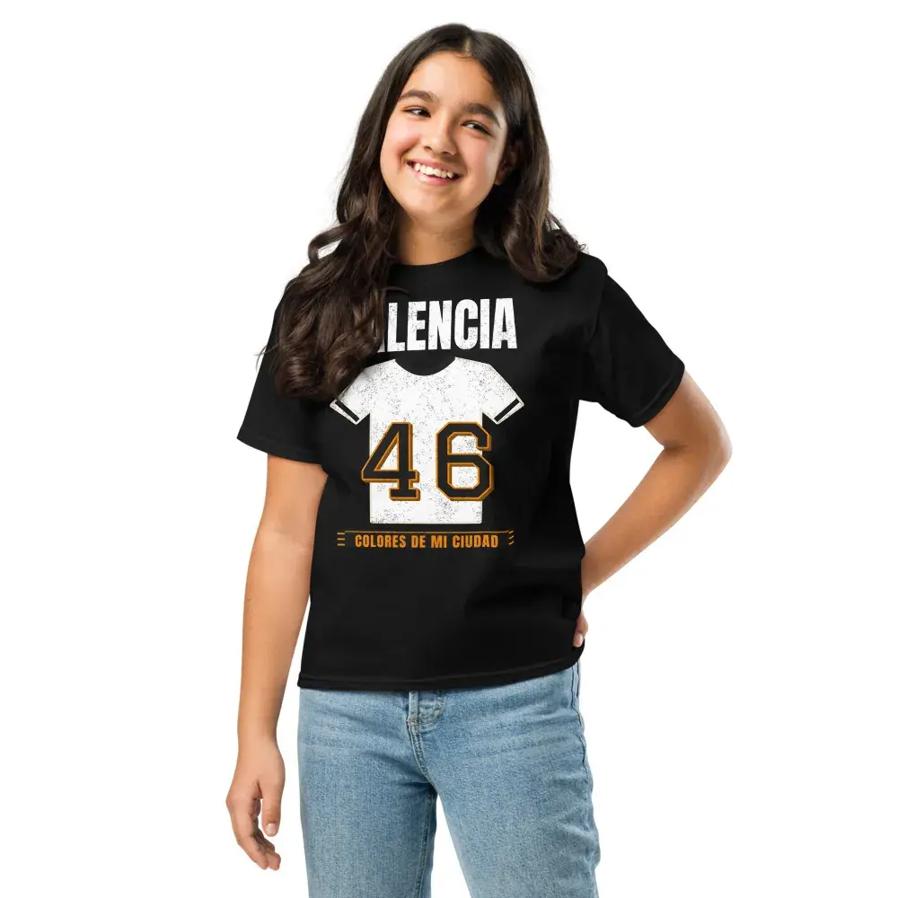 Colores de Valencia — Camiseta infantil — Black — Front