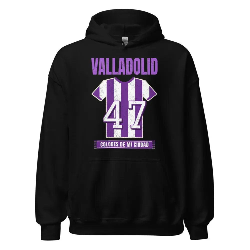 Colores de Valladolid — Sudadera con capucha — Black