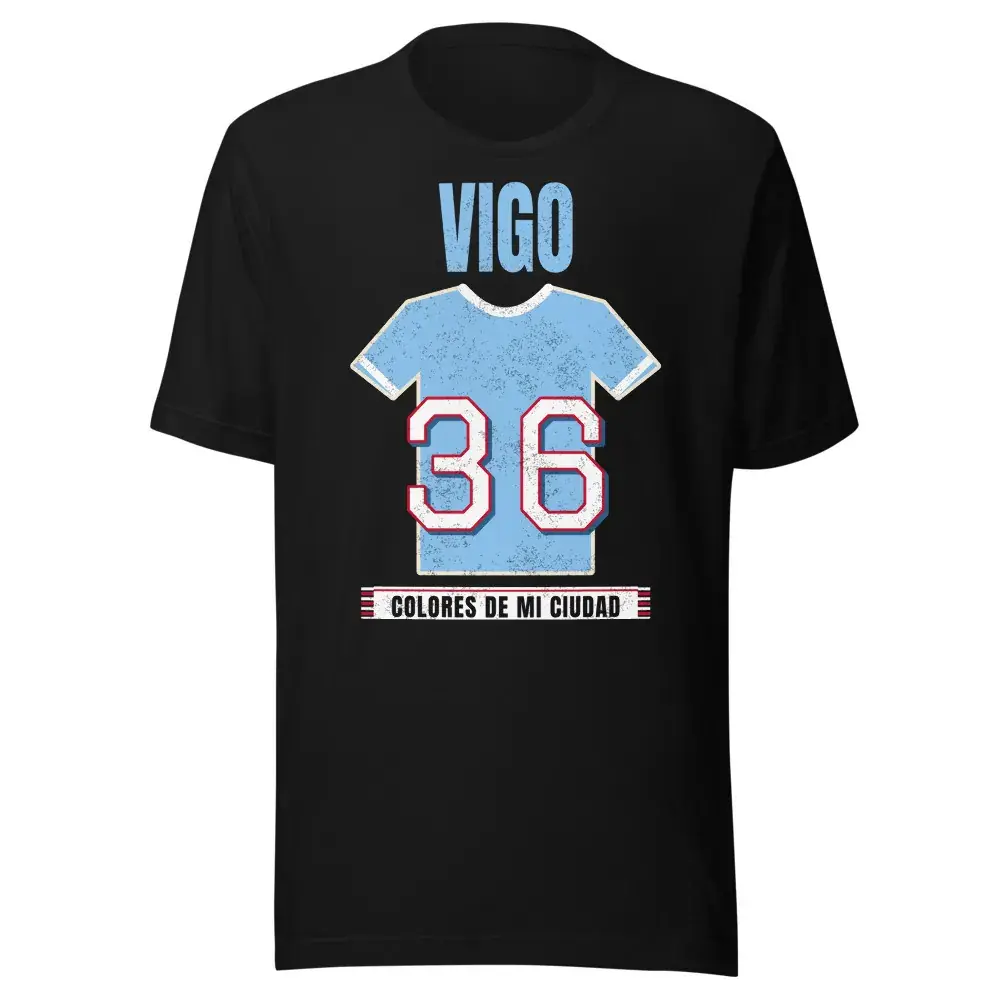 Colores de Vigo — Camiseta — Black