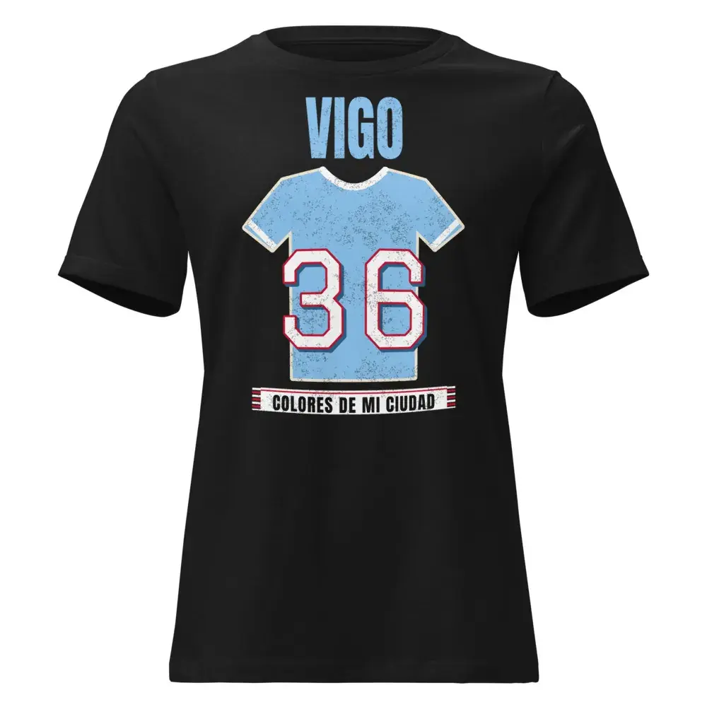 Colores de Vigo — Camiseta de mujer — Black