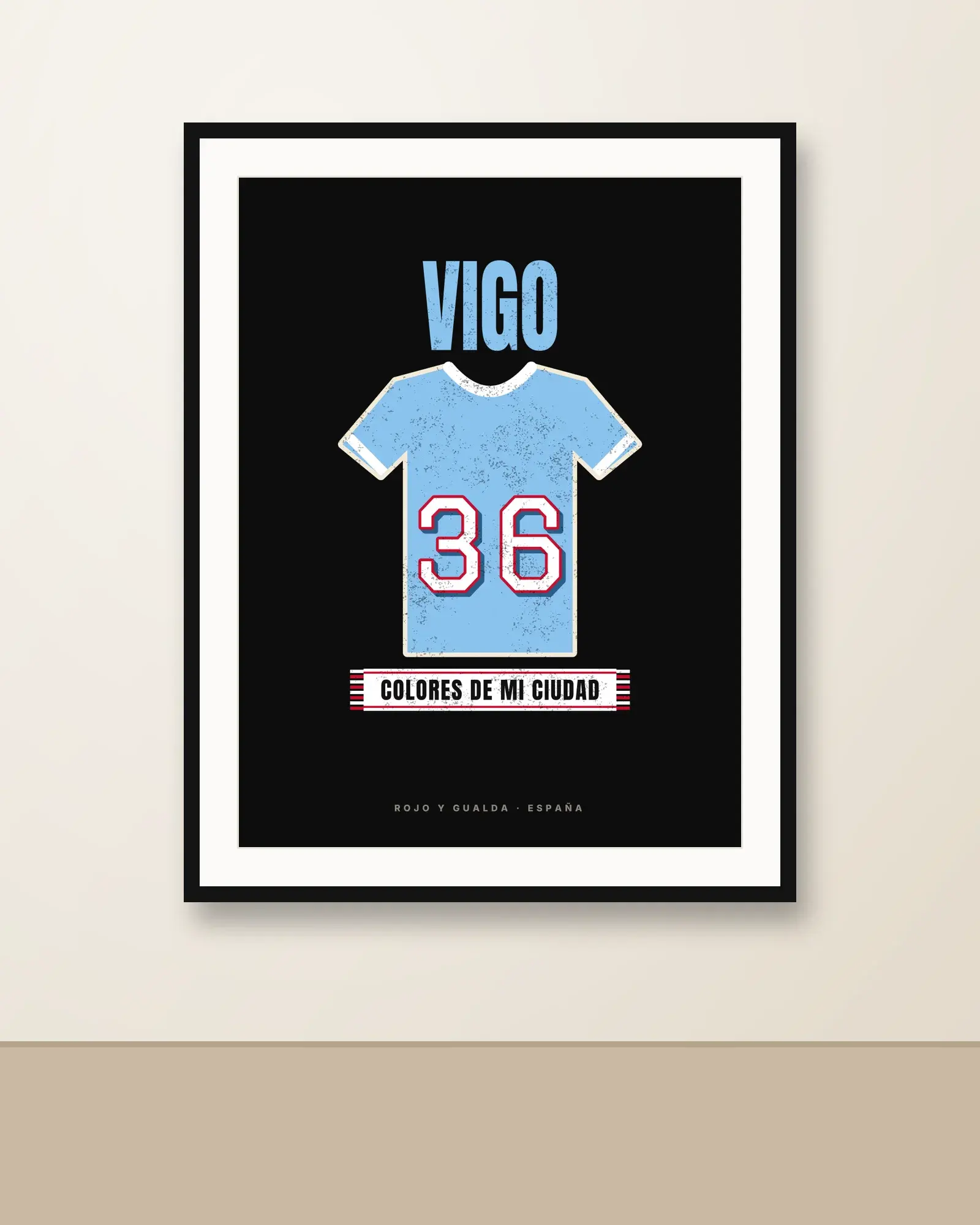 Colores de Vigo — Póster — en la pared