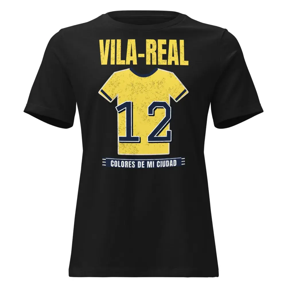 Colores de Vila-real — Camiseta de mujer — Black